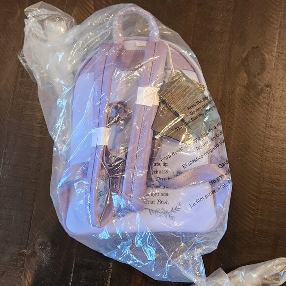Sleeping Beauty 65th Anniversary Floral Scene Mini Backpack and Wallet main image 6